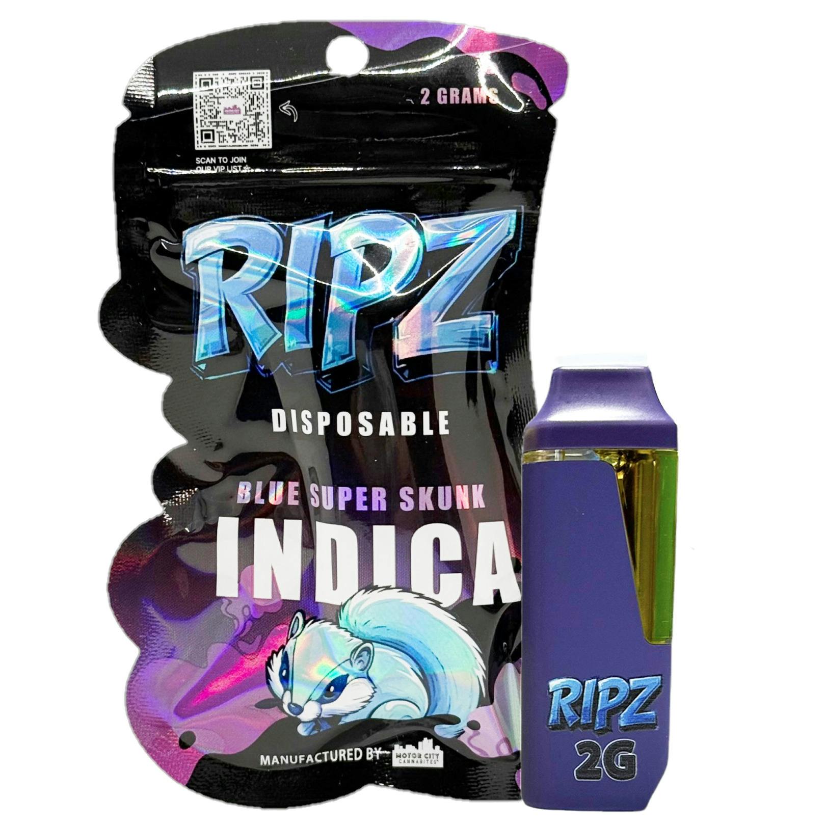 Ripz Blue Super Skunk Disposable Vape Rec