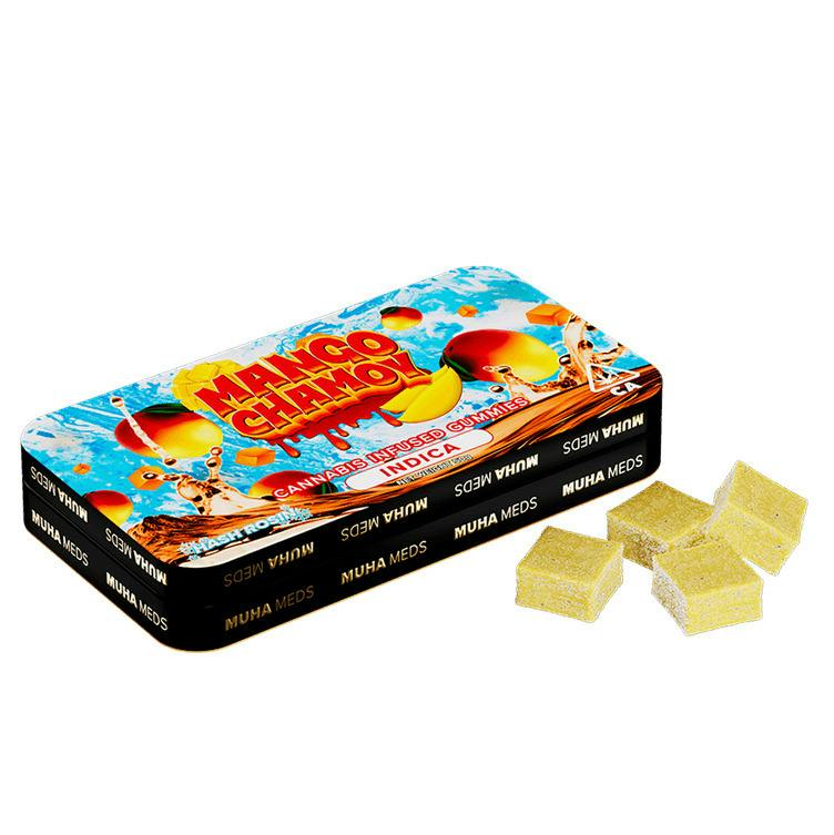 Muha Meds Mambas Mango Chamoy Hash Rosin Gummies 200mg Rec