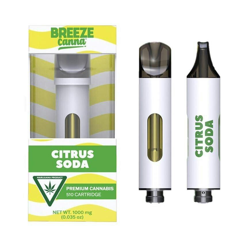 Breeze Canna Citrus Soda Cartridge Rec
