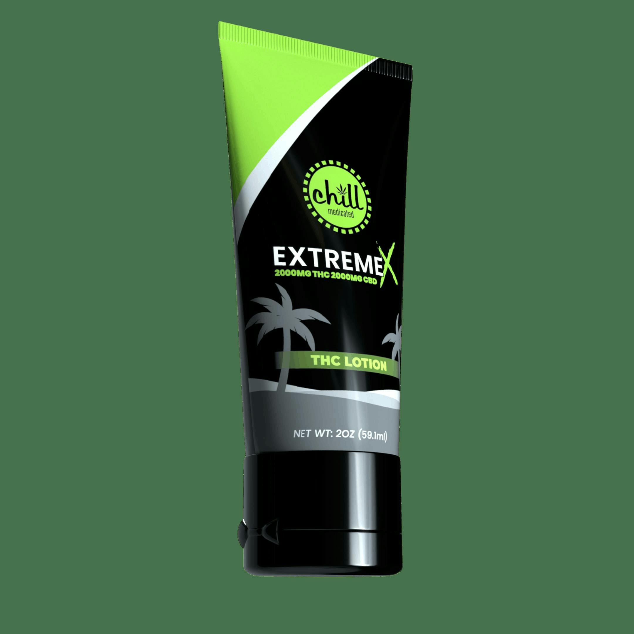 Chill Medicated Extreme 1:1 Thc/Cbd 2000mg/2000mg Lotion Squeeze Rec