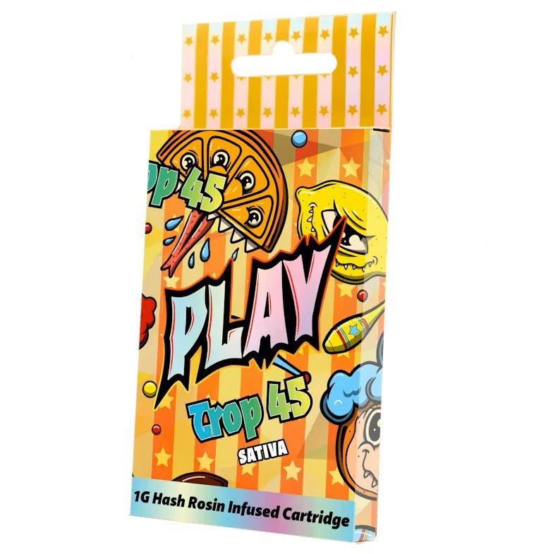 Play Trop 45 Hash Rosin Infused Cartridge Rec