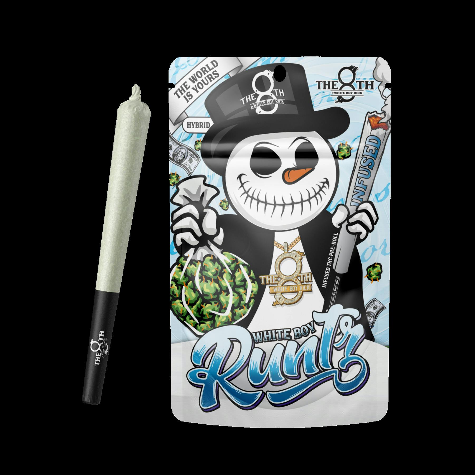 The 8th By White Boy Rick White Boy Runtz Infused Preroll Rec