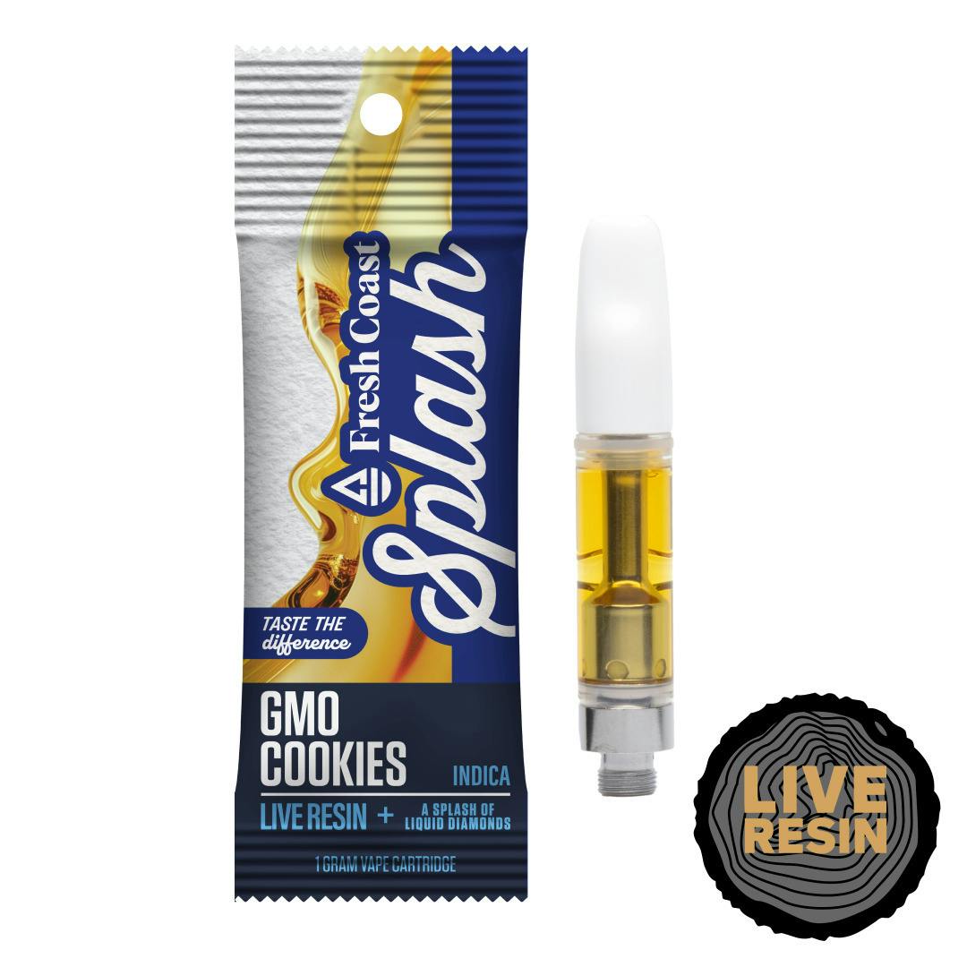 Fresh Coast Splash GMO Cookies Live Resin Cartridge Rec