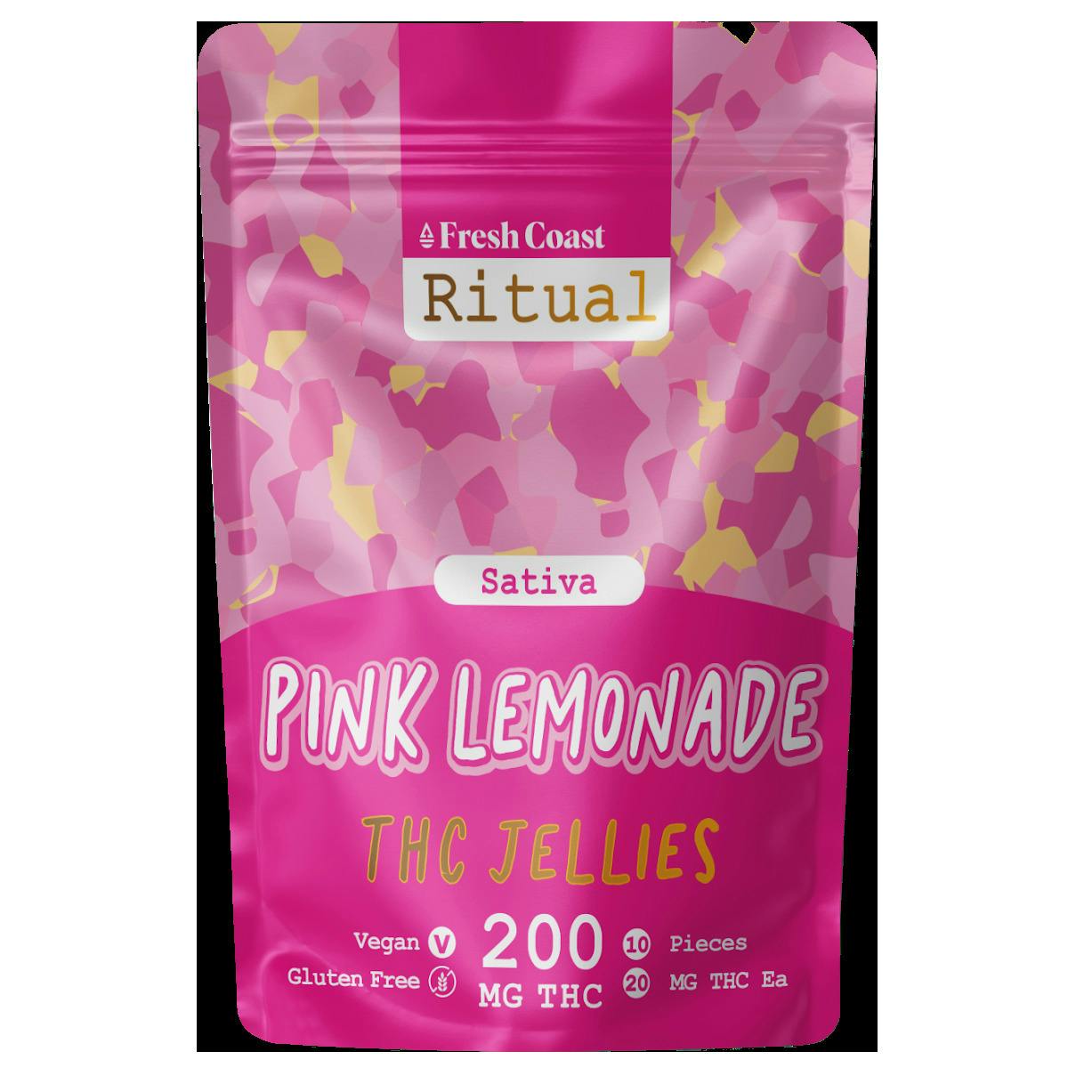 Ritual Pink Lemonade Jellies Gummies 200mg Rec