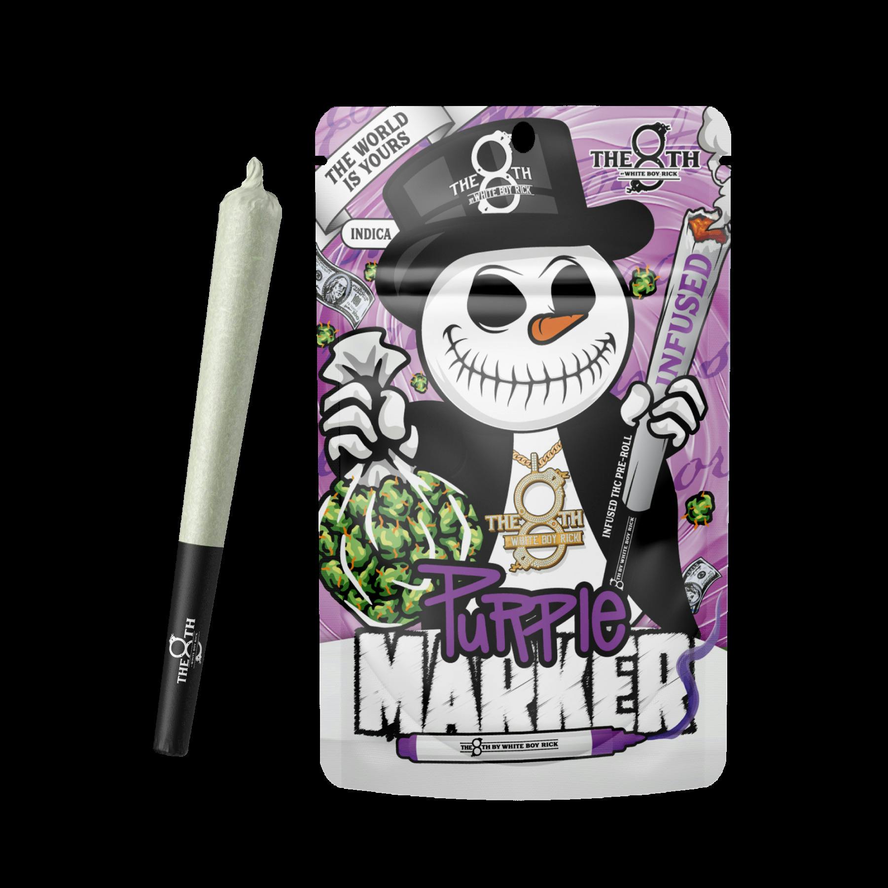 The 8th By White Boy Rick Purple Marker Infused Preroll Rec