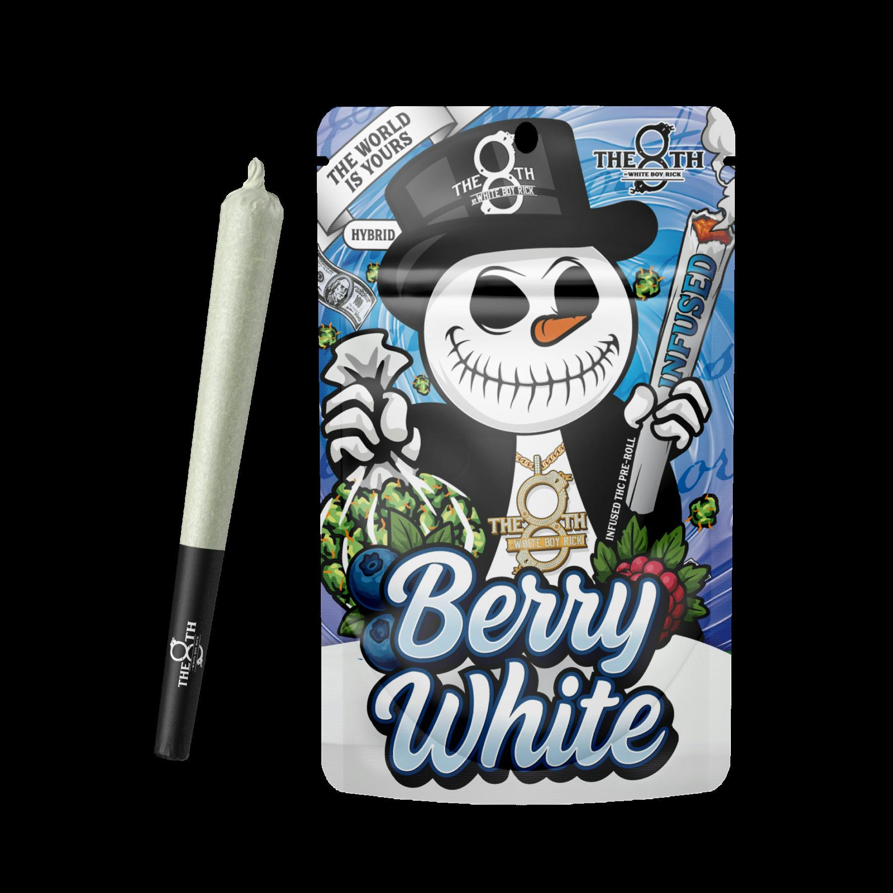 The 8th By White Boy Rick Berry White Infused Preroll Rec