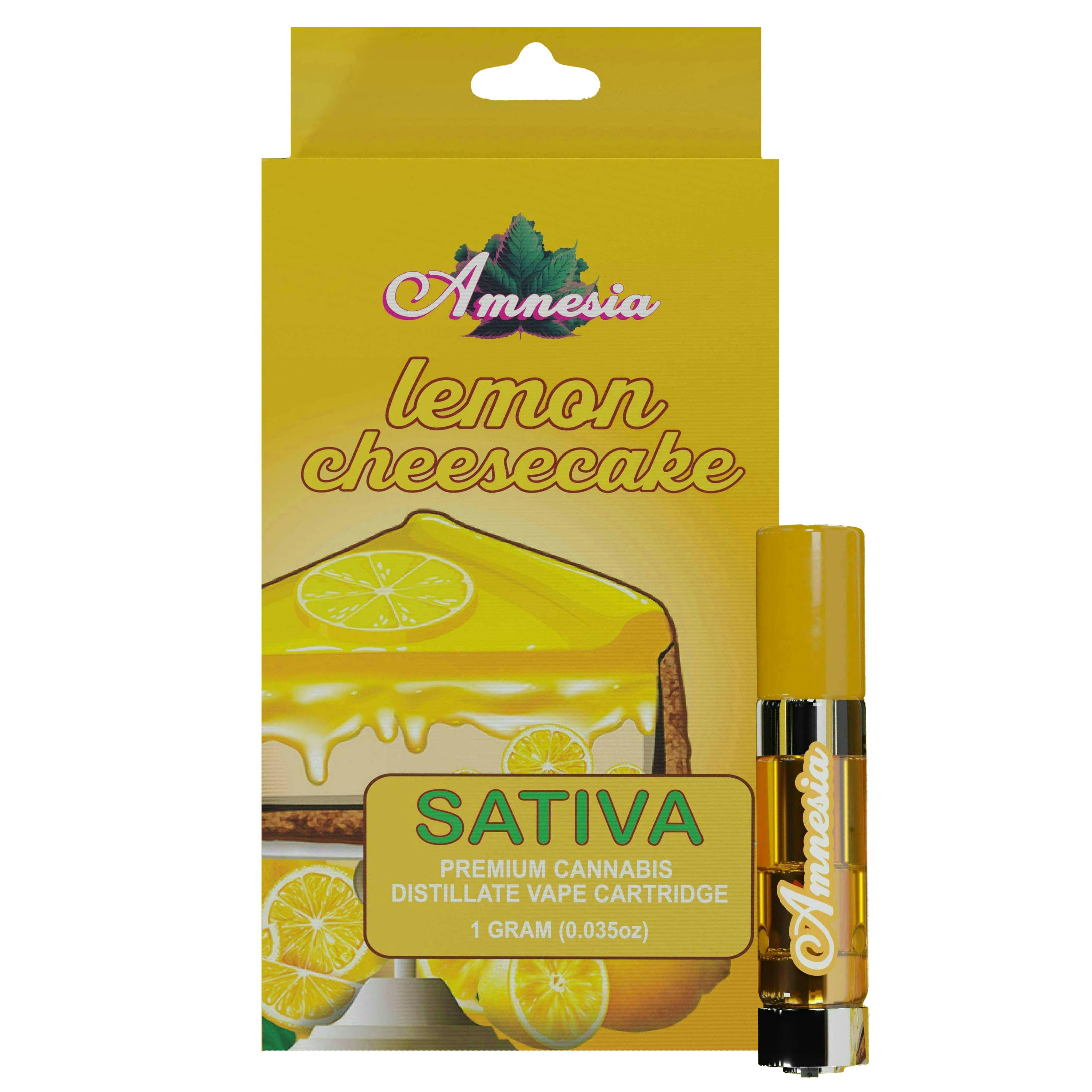 Amnesia Lemon Cheesecake Cartridge Rec