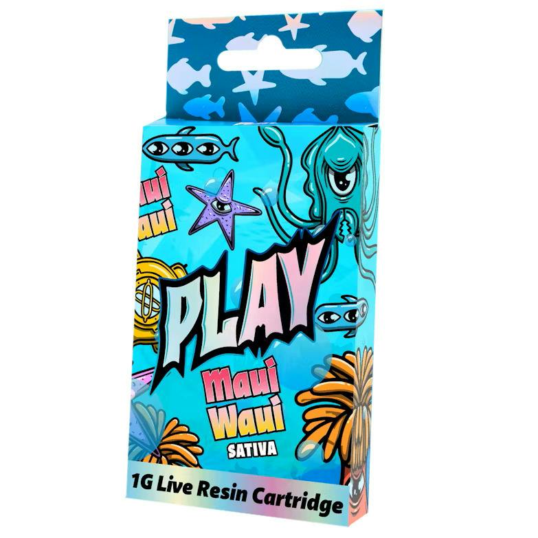 Play Maui Waui Live Resin Infused Cartridge Rec