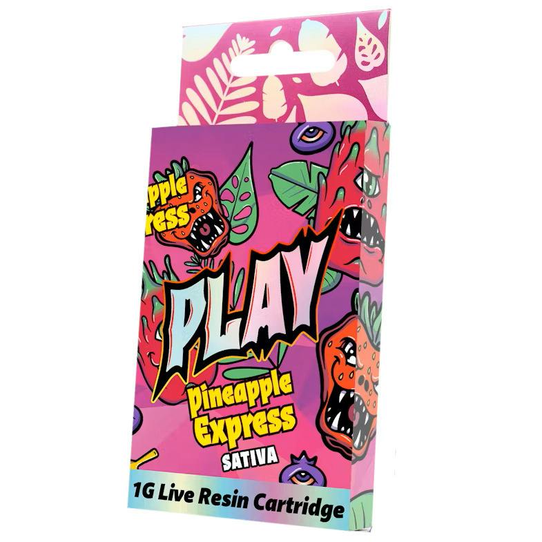 Play Pineapple Express Live Resin Infused Cartridge Rec