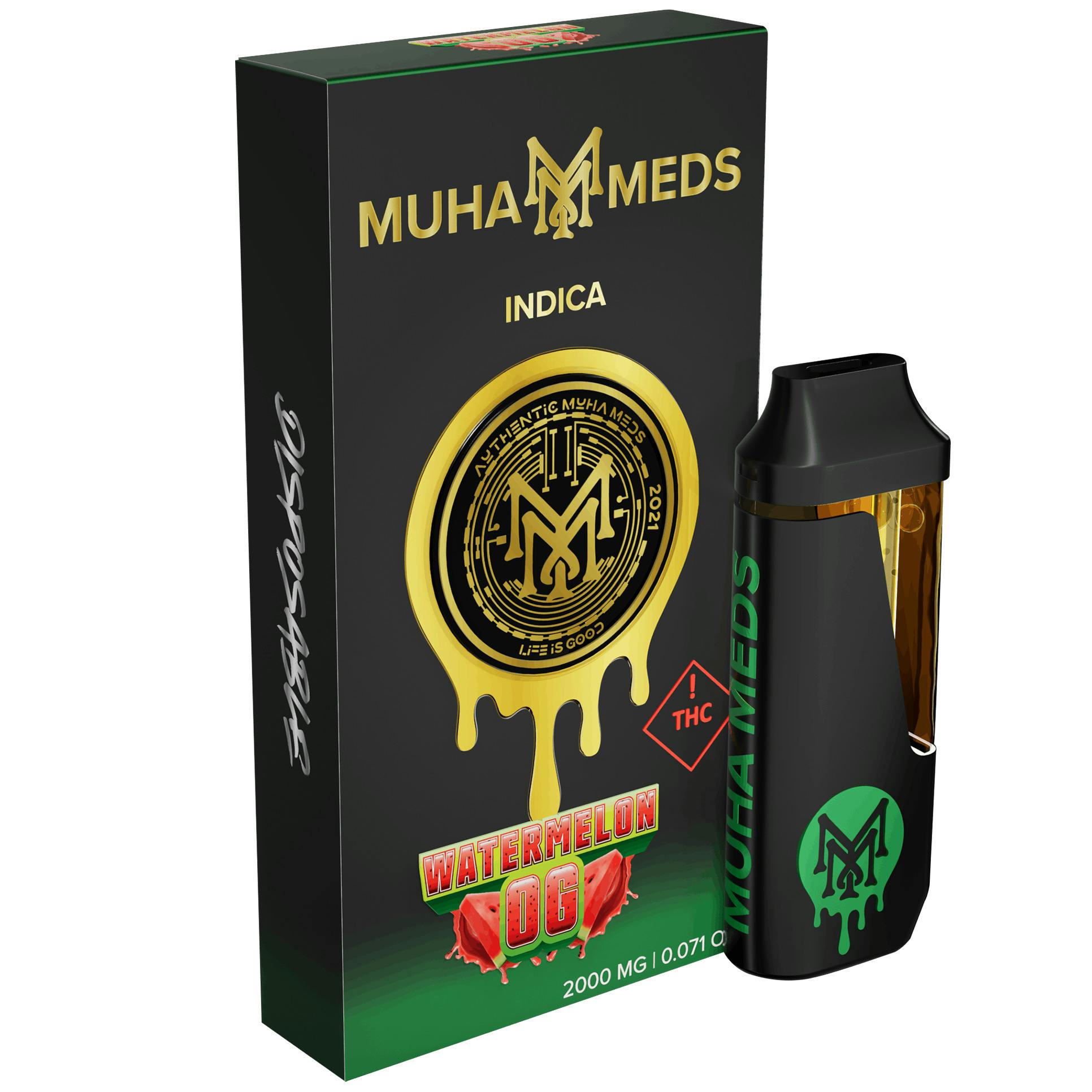Muha Meds Watermelon OG Disposable Vape Rec