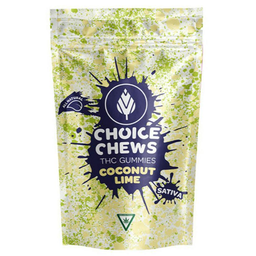 Choice Coconut Lime Sativa Soft Chews 200mg Rec