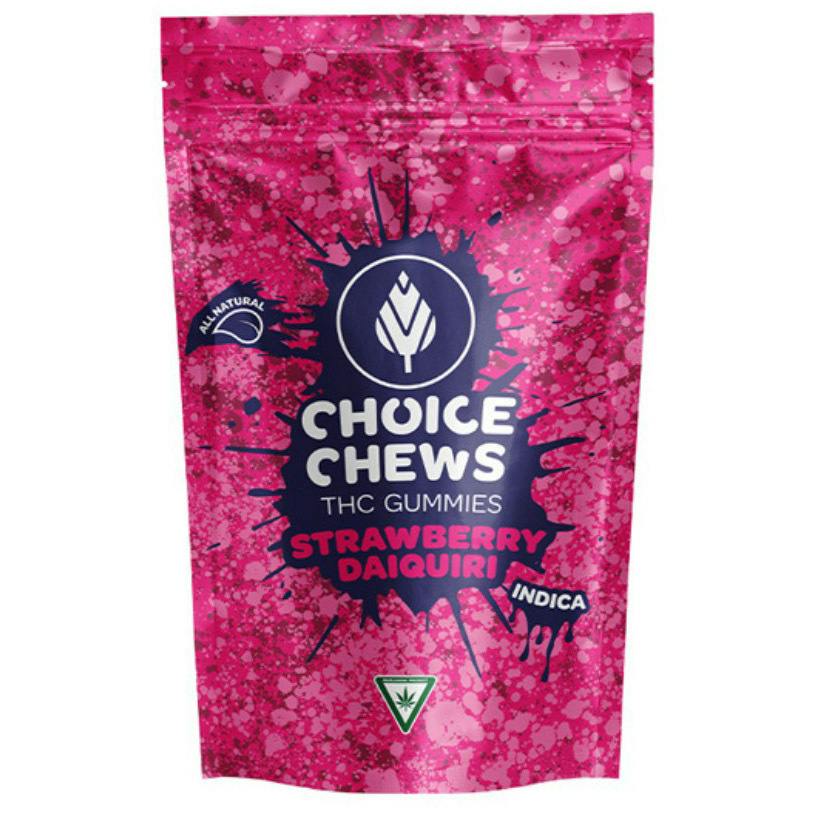Choice Strawberry Daiquiri Indica Soft Chews 200mg Rec