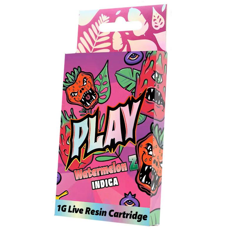 Play Watermelon Z Live Resin Infused Cartridge Rec