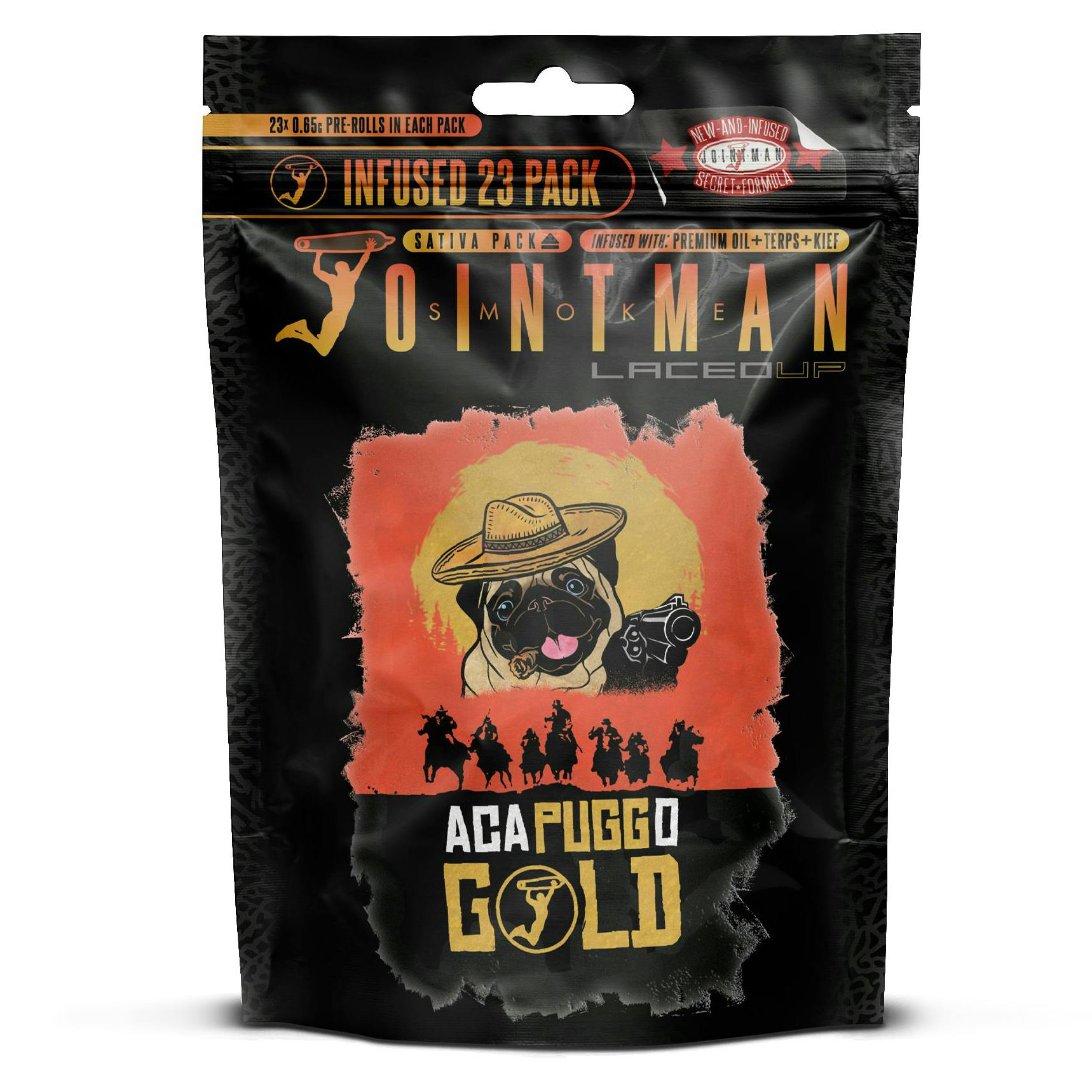 Jointman Acapuggo Gold 23pk Infused Prerolls Rec