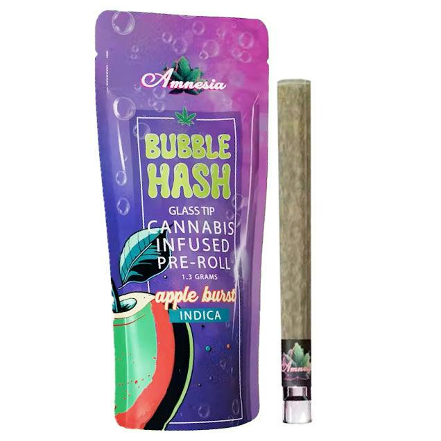 Amnesia Apple Burst Bubble Hash Infused Preroll Rec