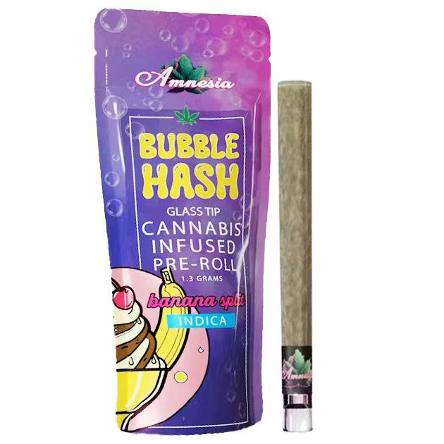 Amnesia Banana Split Bubble Hash Infused Preroll Rec