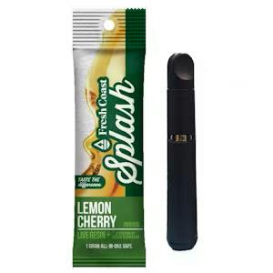 Fresh Coast Splash Lemon Cherry Live Resin Disposable Vape Rec