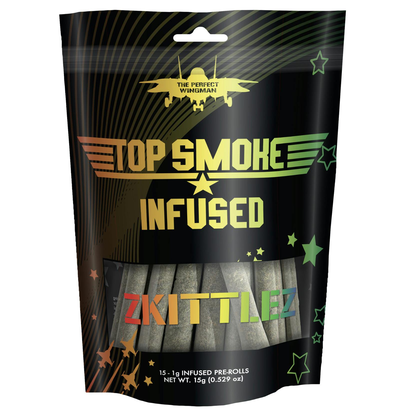 Top Smoke Rainbowz 15pk Infused Prerolls Rec