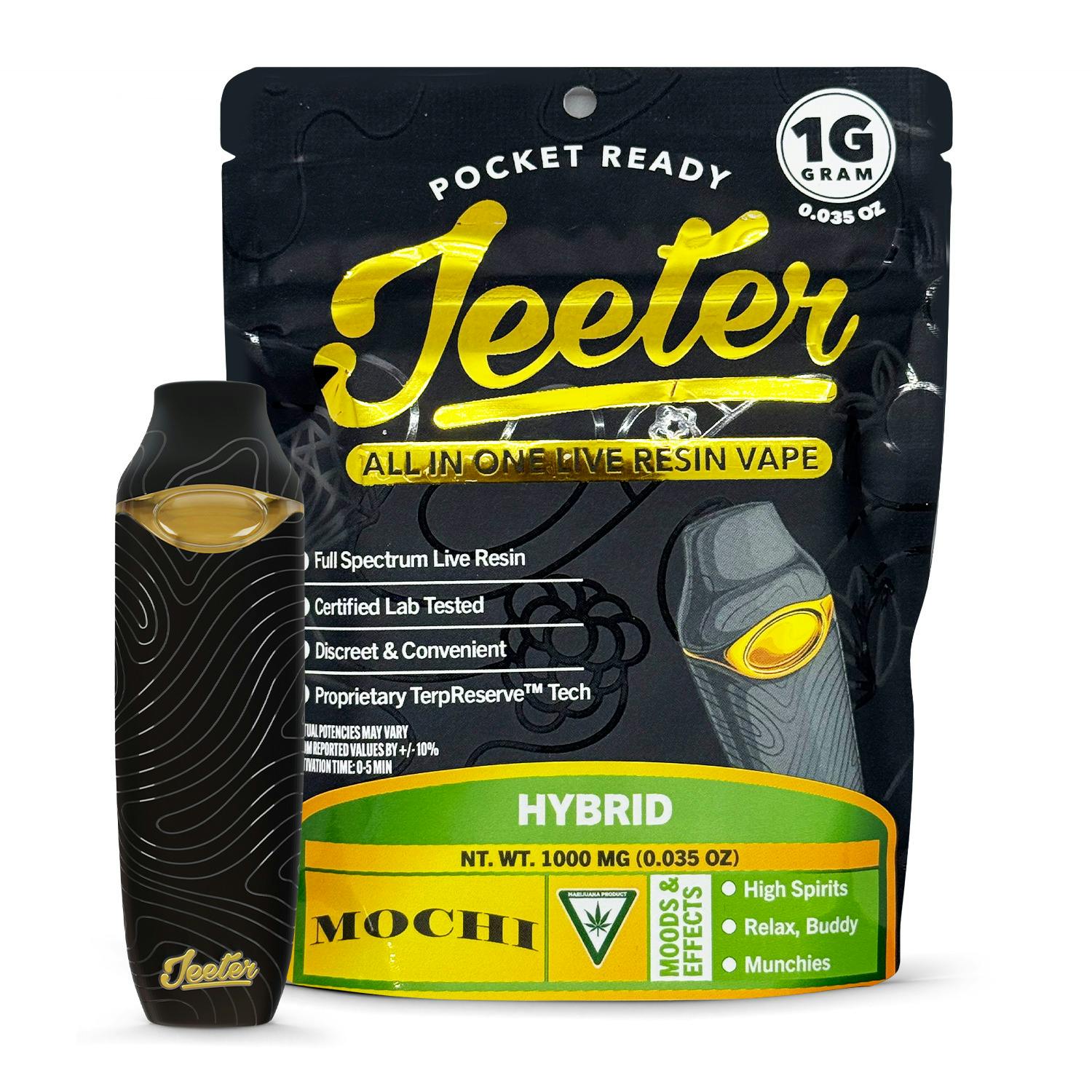 Jeeter Mochi Live Resin Disposable Vape Rec