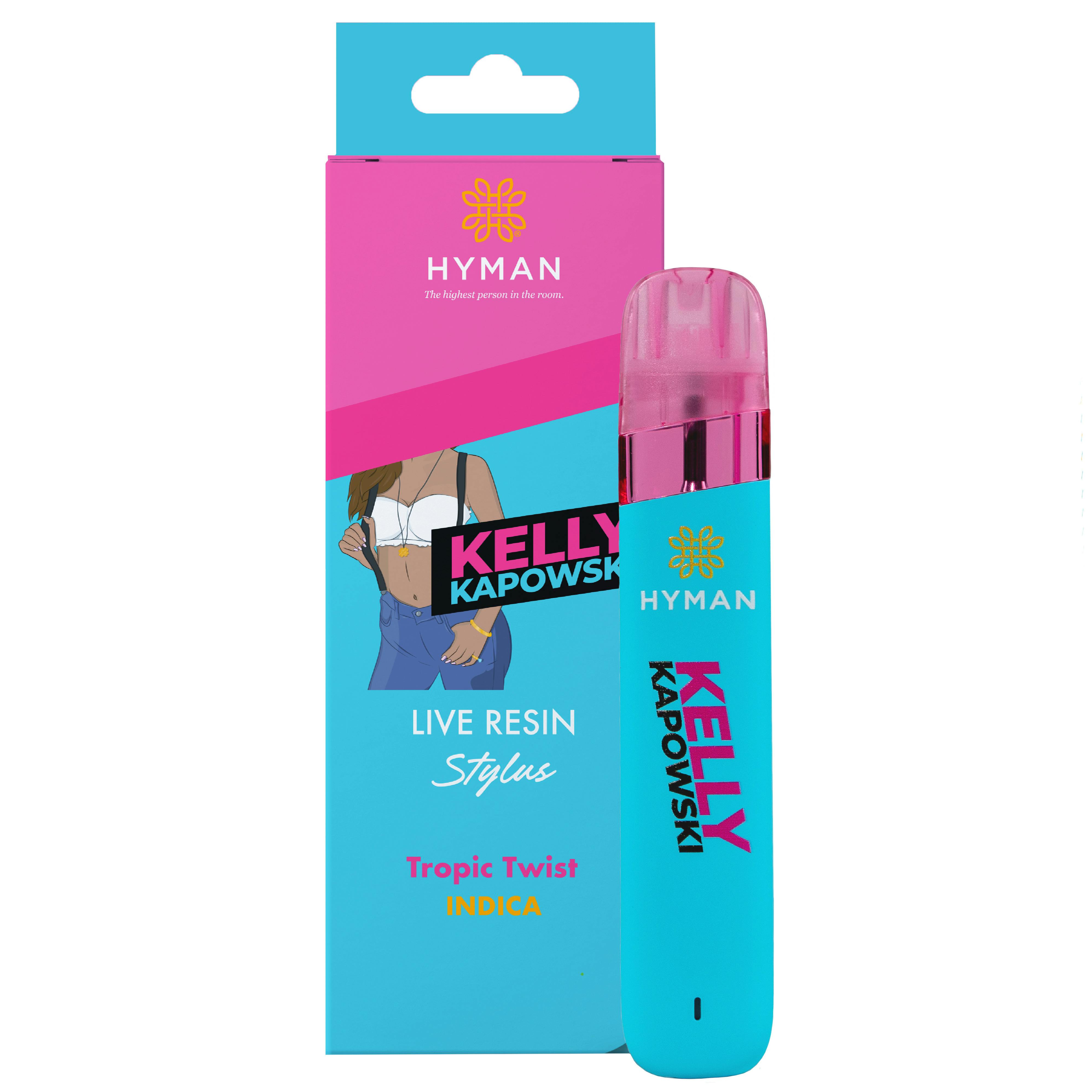 Hyman Kelly Kapowski Live Resin Disposable Vape Rec
