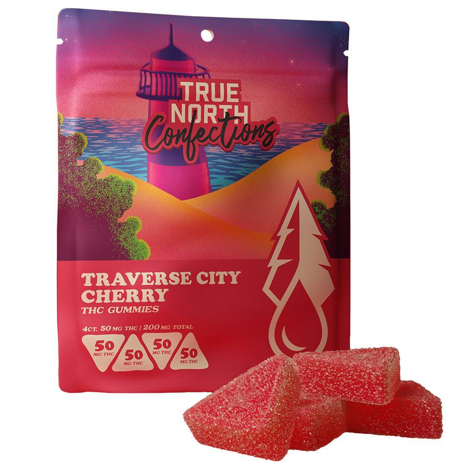 True North Traverse City Cherry 200mg Gummies Rec