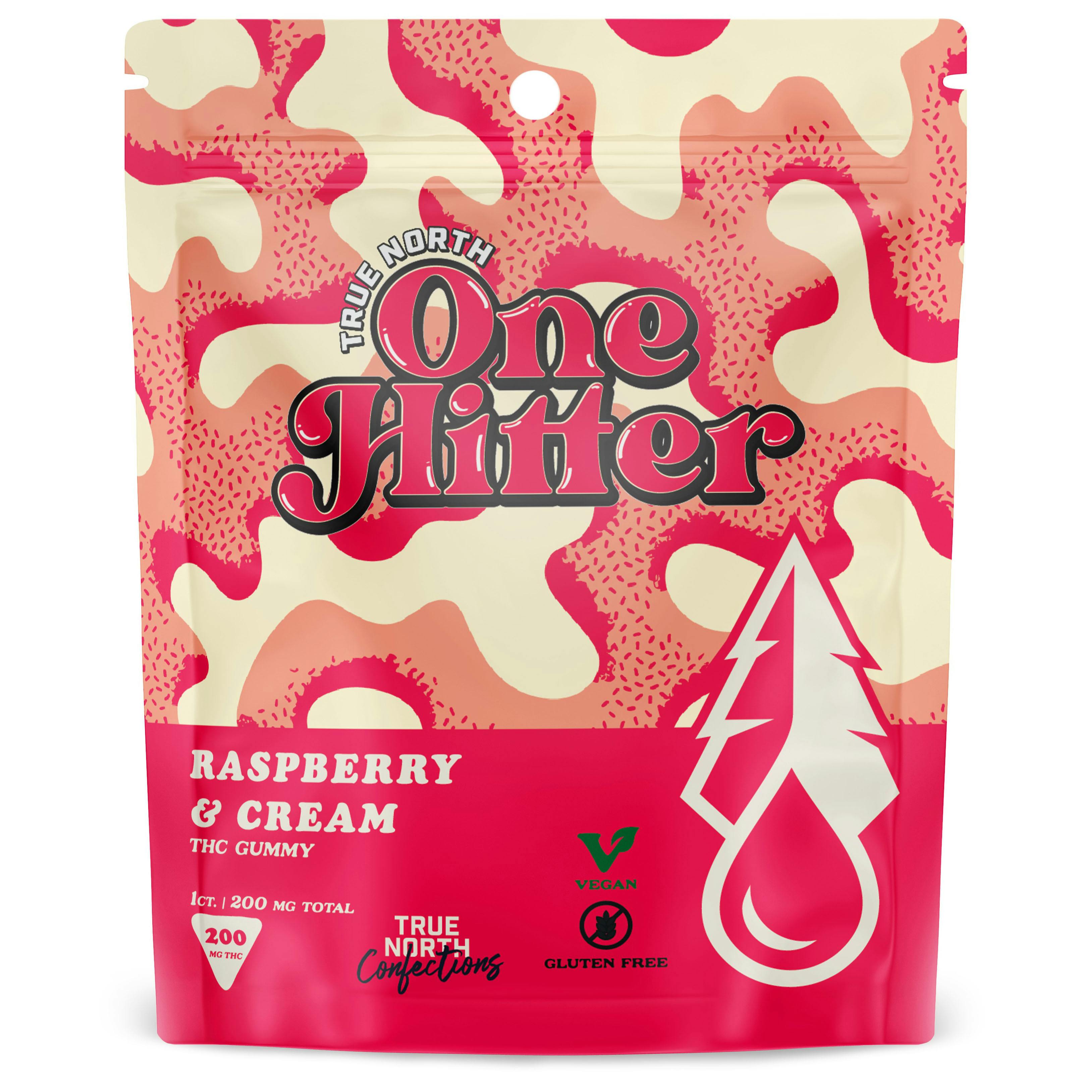 True North Raspberry & Cream One Hitter Gummy