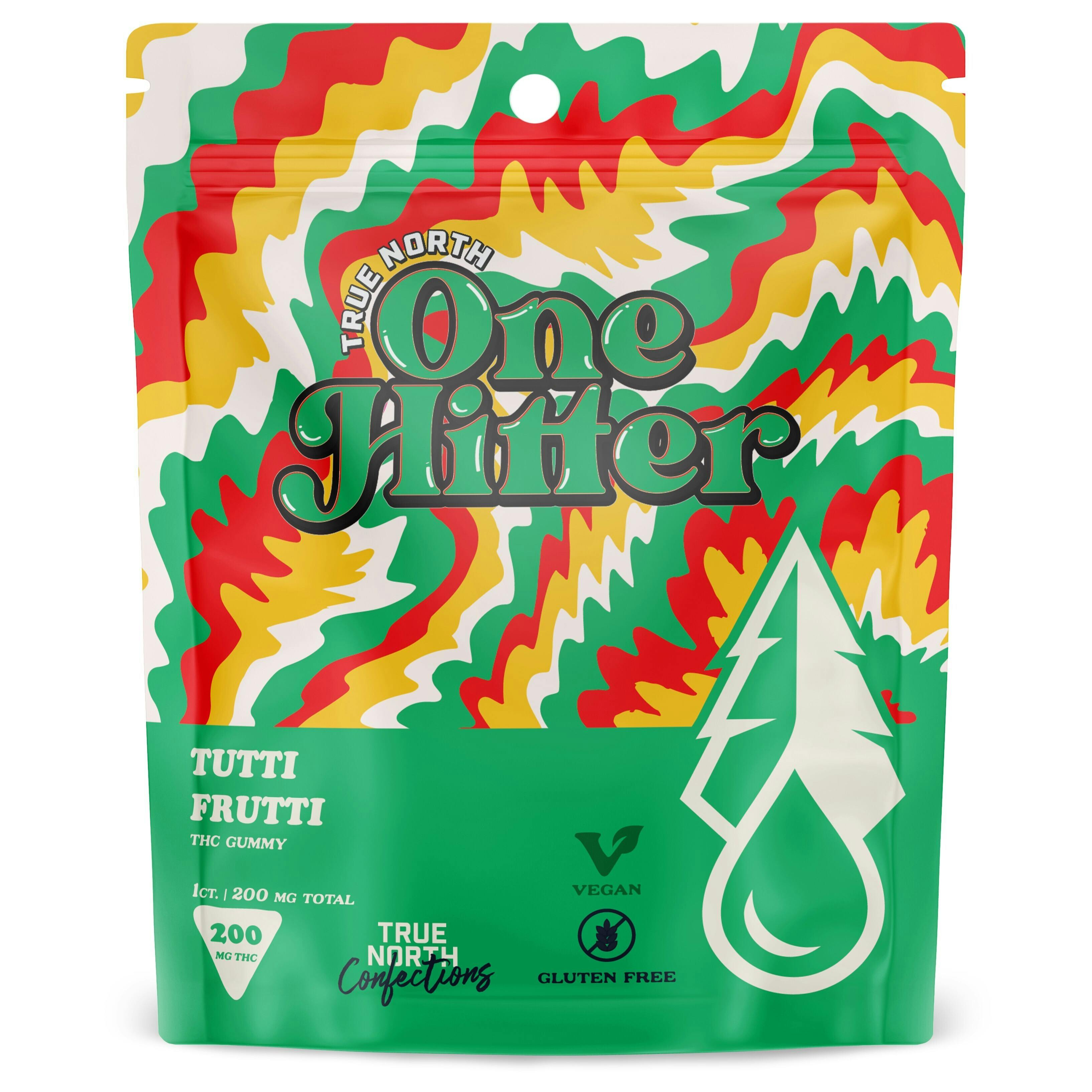 True North Tutti Frutti One Hitter Gummy