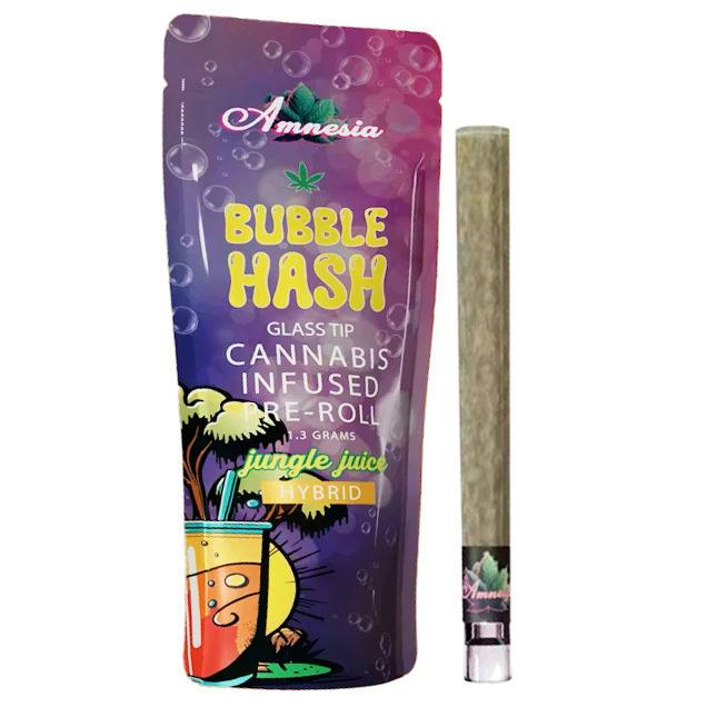 Amnesia Jungle Juice Bubble Hash Infused Preroll Rec