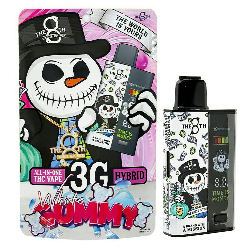 The 8th By White Boy Rick White Gummy All-in-One Vape Rec