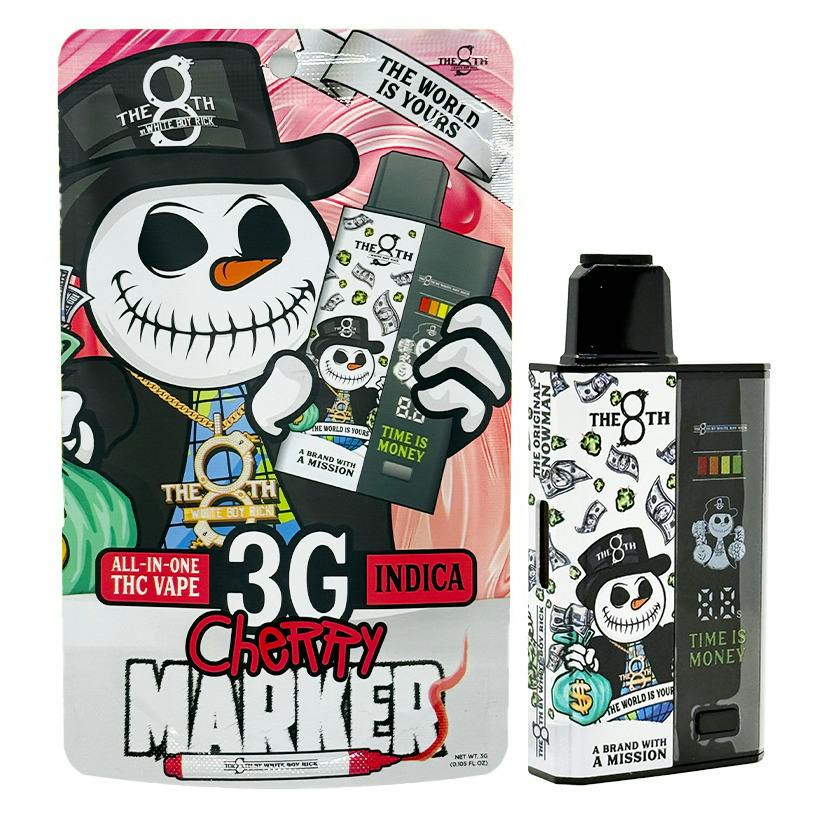 The 8th By White Boy Rick Cherry Marker All-in-One Vape Rec