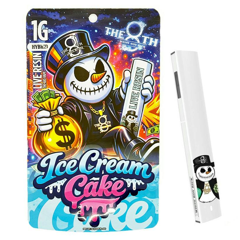 The 8th by White Boy Rick Ice Cream Cake All-In-One Vape Rec