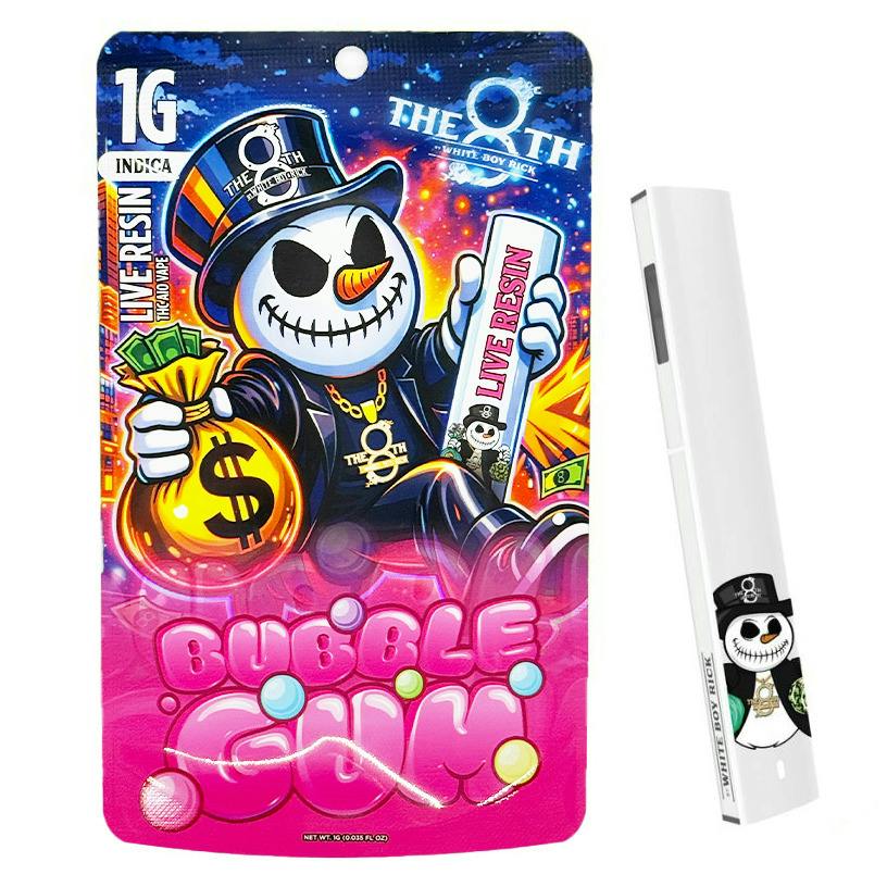 The 8th by White Boy Rick Bubble Gum All-In-One Vape Rec