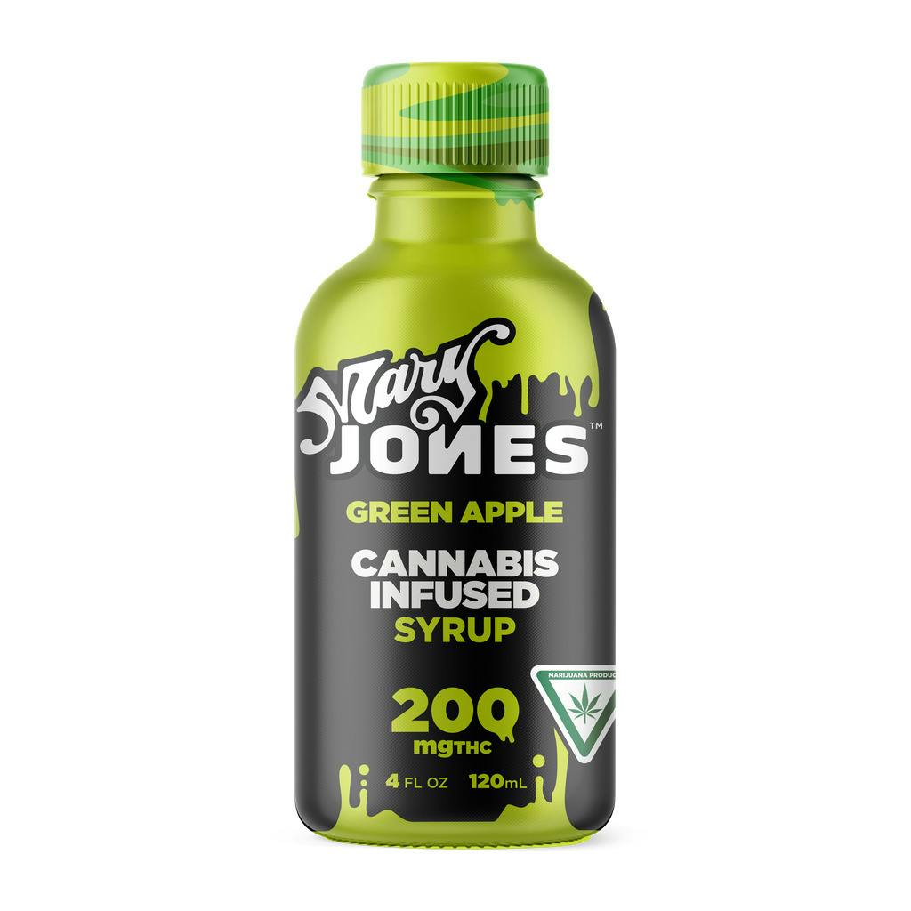 Mary Jones Green Apple Syrup 200mg Rec