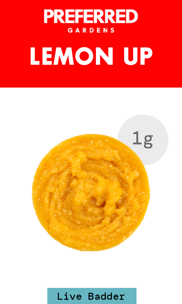 Live Resin Badder 1G - Lemon Up