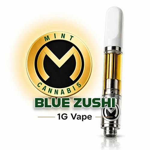 Mint Premium - CO2 1.0g Vaporizer - Blue Zushi