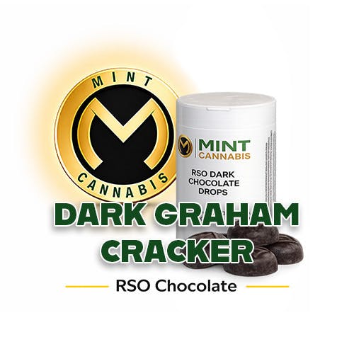 Mint Premium - Chocolate Drops RSO 100mg - Dark Graham Cracker