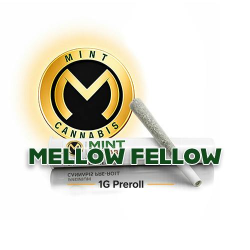 Mint Cannabis 1.0g Prerolls - Mellow Fellow at Mint Cannabis - Stuart
