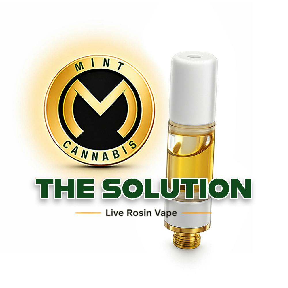 Mint Premium - Live Rosin Vaporizer 0.5g - The Solution