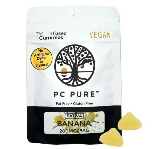 PC Pure | Banana | 200mg | Gummies