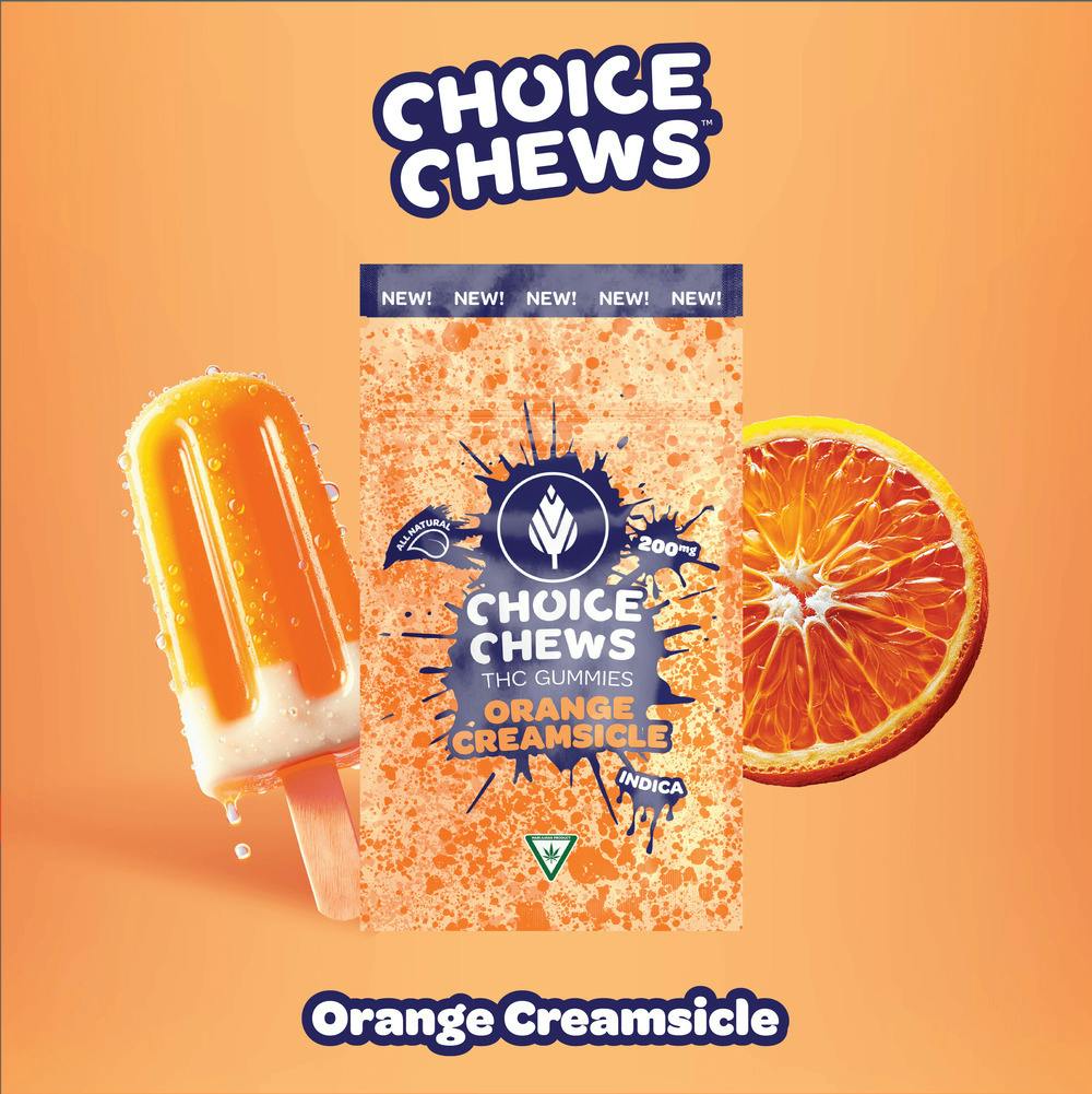 Choice | Orange Creamsicle | 200mg | Gummies
