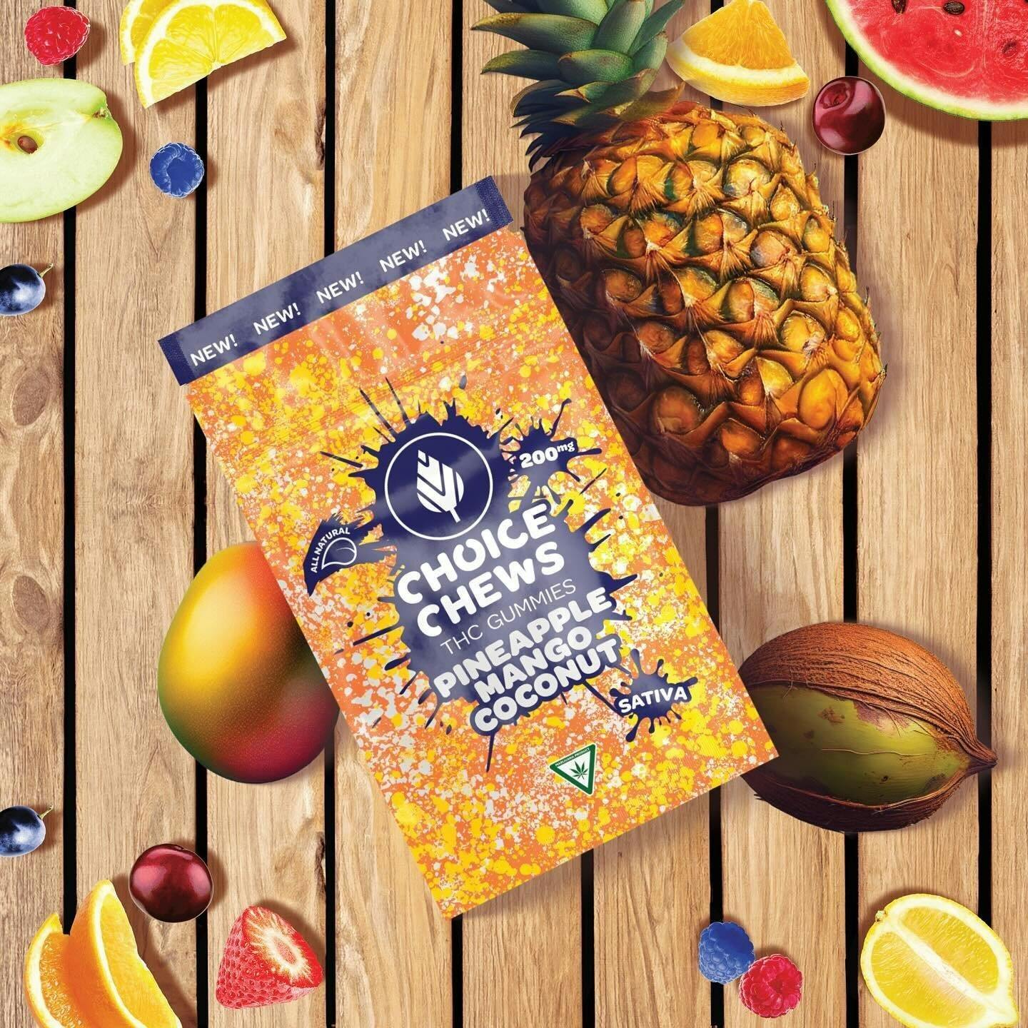 Choice | Pineapple Mango Coconut | 200mg | Gummies