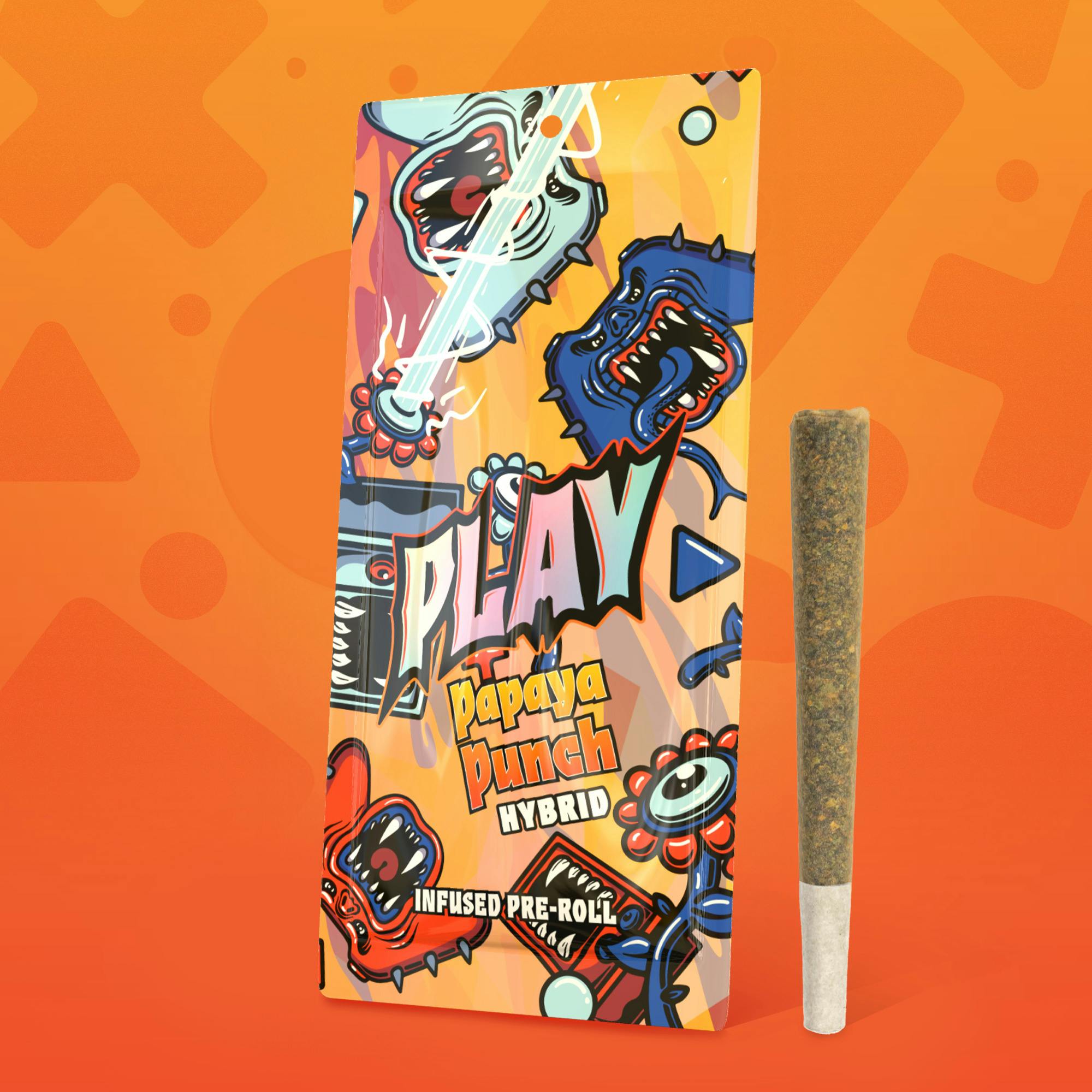 Play | Papaya Punch | 1.2g | Infused Pre-Roll