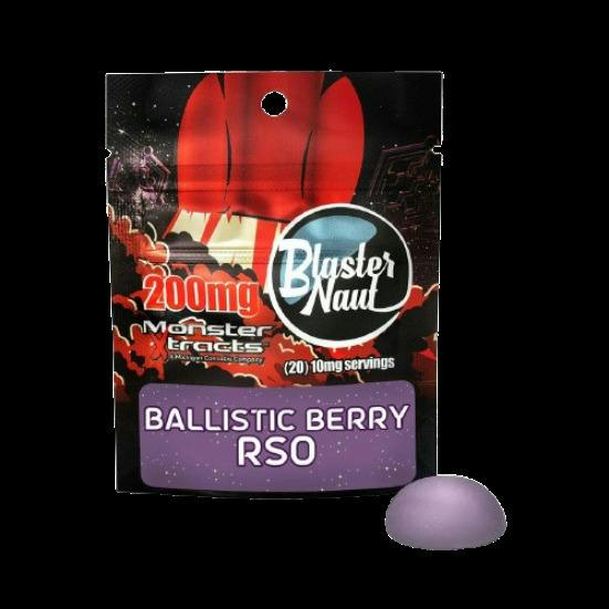 Monster Xtracts | Ballistic Berry | 200mg | Single RSO Gummy