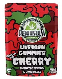 Peninsula Gardens | Cherry | 200mg | Rosin Infused Gummies