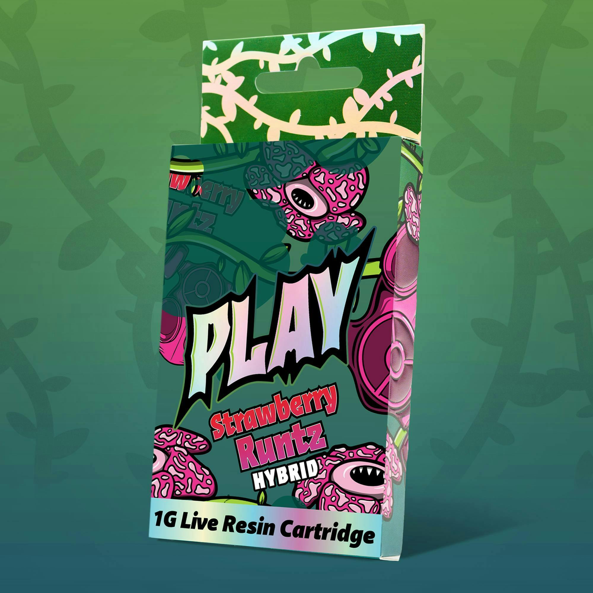 Play | Strawberry Runtz | 1g | Live Resin Cartridge