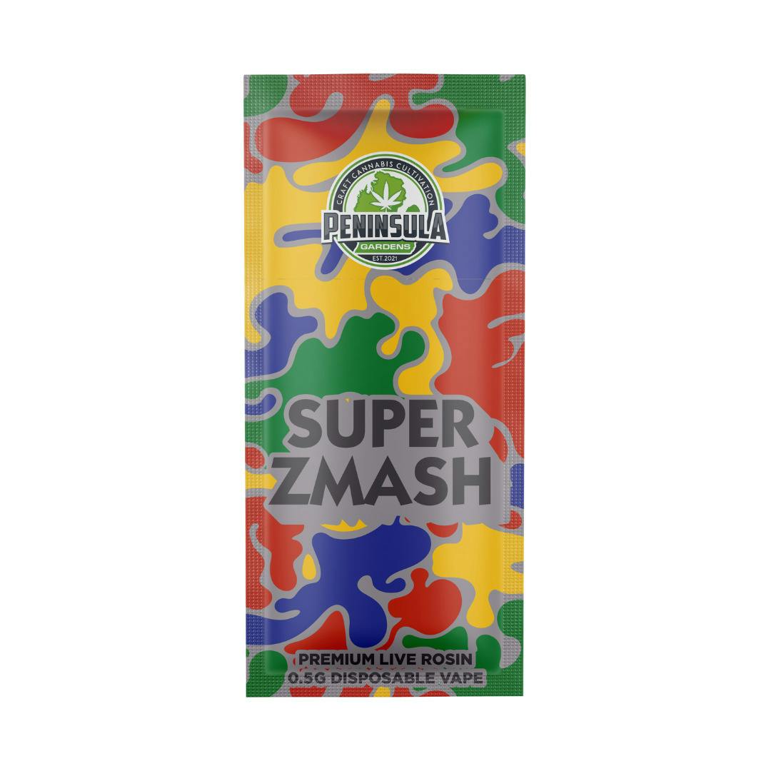 Super Zmash | Live Rosin Disposable | .5g by Peninsula Gardens