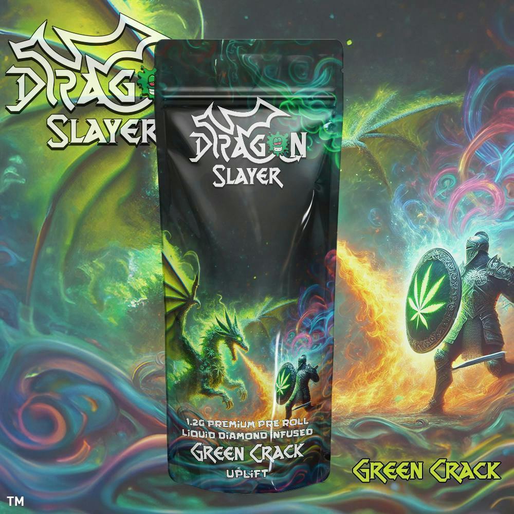 Dragon Slayer | Green Crack | 1.2g | Infused Pre-Roll