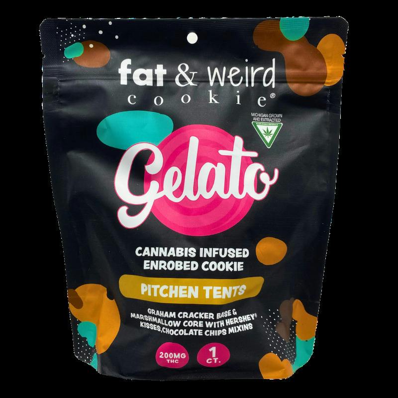 Gelato x Fat & Weird | Pitchen Tents | 200mg | Cookie/Edibles