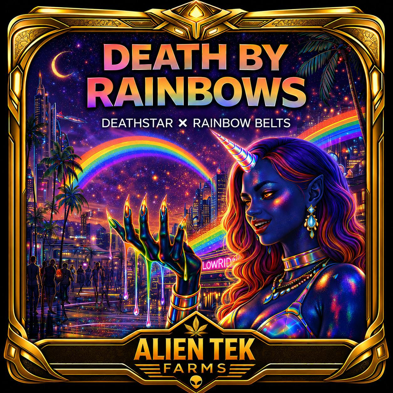 Alien Tek Farms | Death By Rainbows | 14g | Pre-Pack Flower