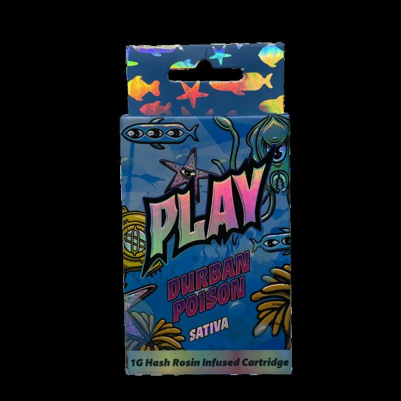 Play | Durban Poison | 1g | Rosin Infused Distillate | Cartridge